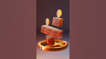 Mario Brick Blocks♥️ #3d #games #Blender #youtubeshorts #gems #mario