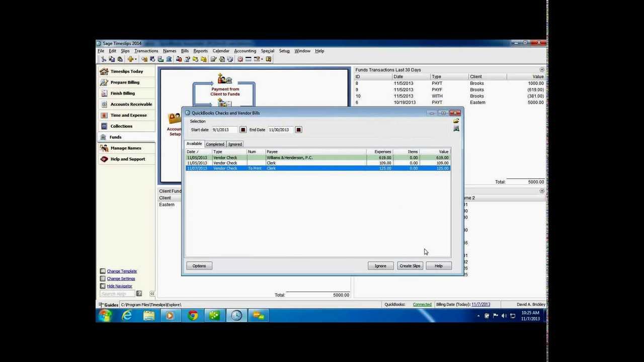 How to... Integrate the New Timeslips with QuickBooks - YouTube