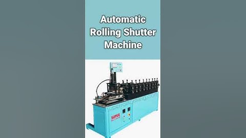 Super - Automatic Rolling Shutter Strip Making Machine | +91 9829023969 #youtubeshorts #shorts