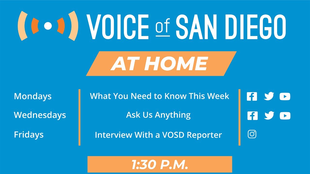 Voice of San Diego at Home (with an Epidemiologist!) YouTube