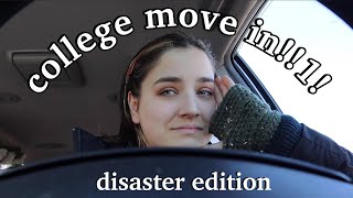 A college move in day vlog but everything goes wrong