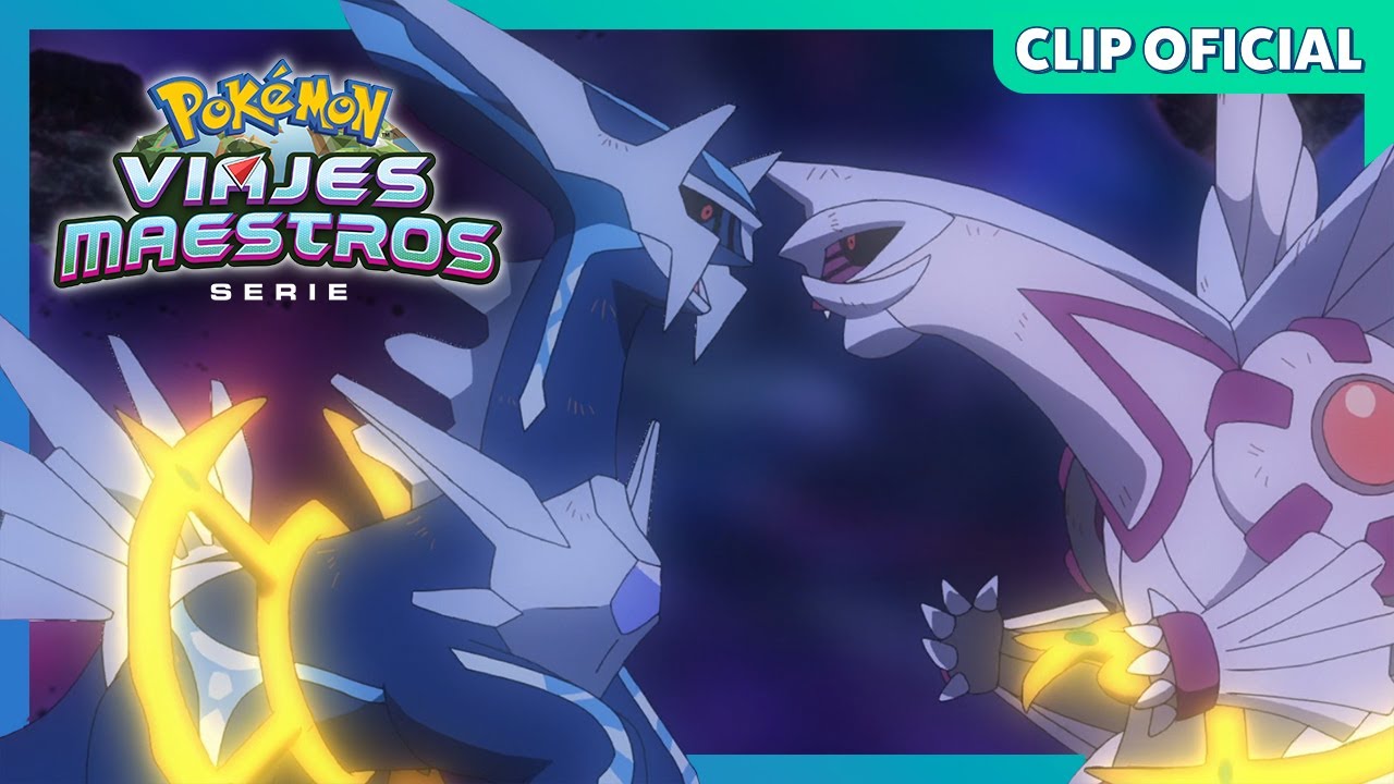 Una pugna de Pokémon legendarios 💥 | Serie Viajes Maestros Pokémon | Clip oficial