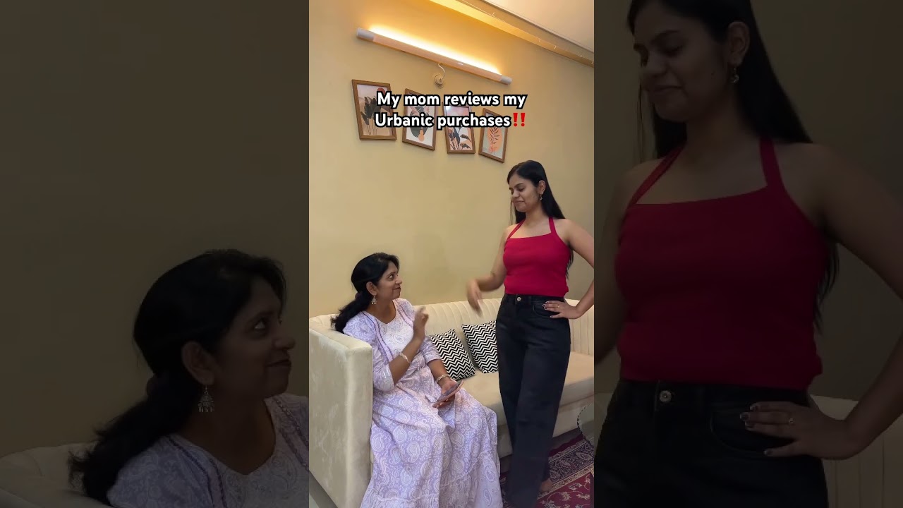 Mom funny reaction on my Outfits| Mom rejects my outfits😭 