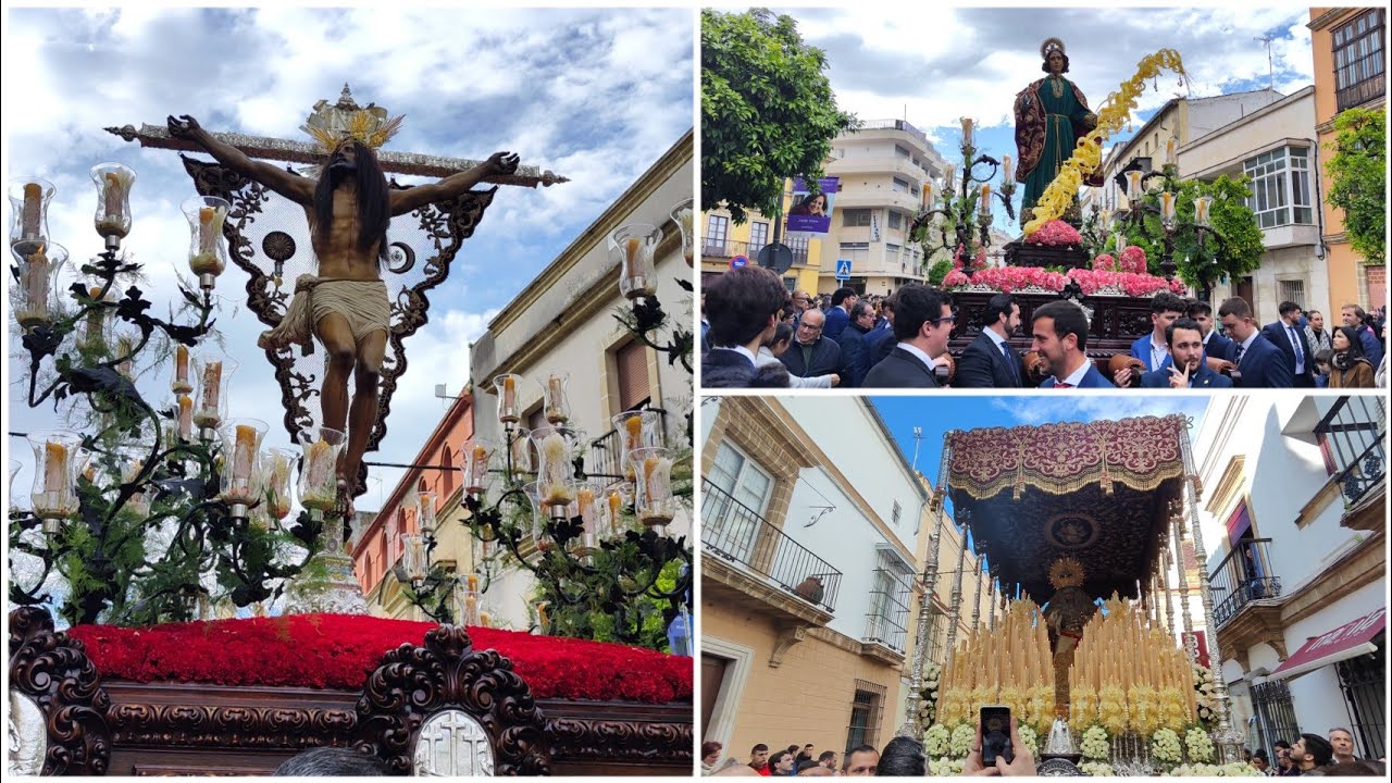 Hermandad El Cristo, regreso a San Telmo, Domingo de Resurrección Jerez 2024