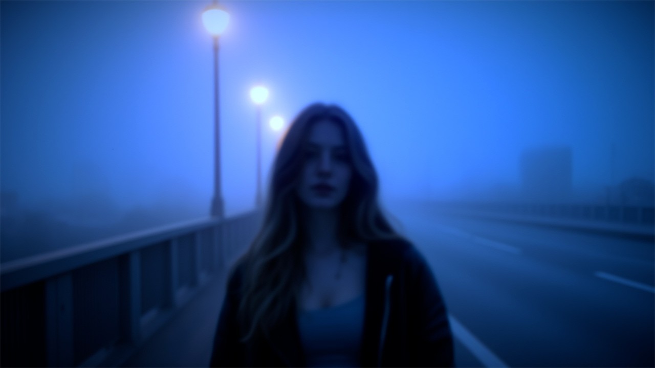 fading into the blue