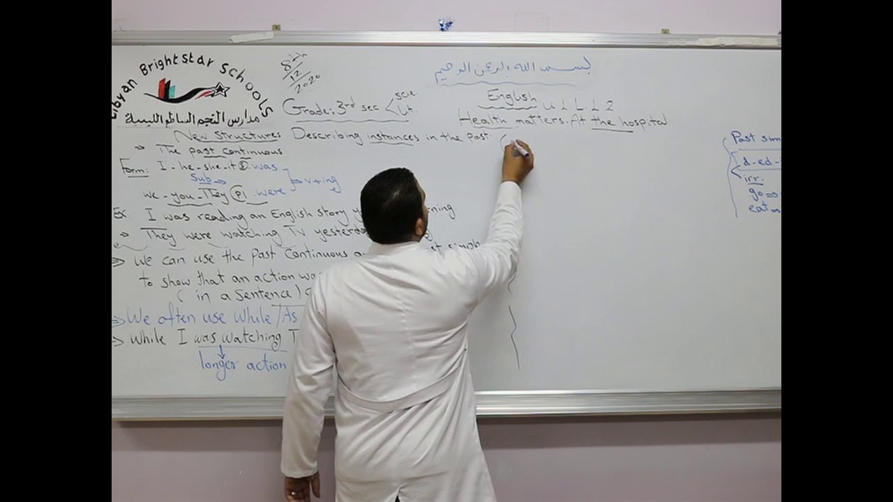 اللغة الأنجليزية للصف الثالث الثانوي العلمي والأدبي /Unit1 - L 2- Health matters at the hospital