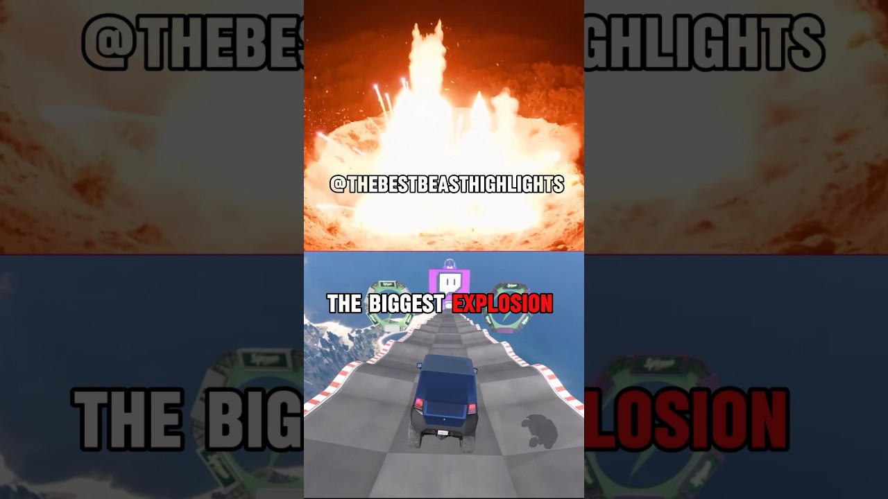 The explosion was massive🤯😨 