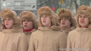 "В суровый час" видео-фон к песне о войне