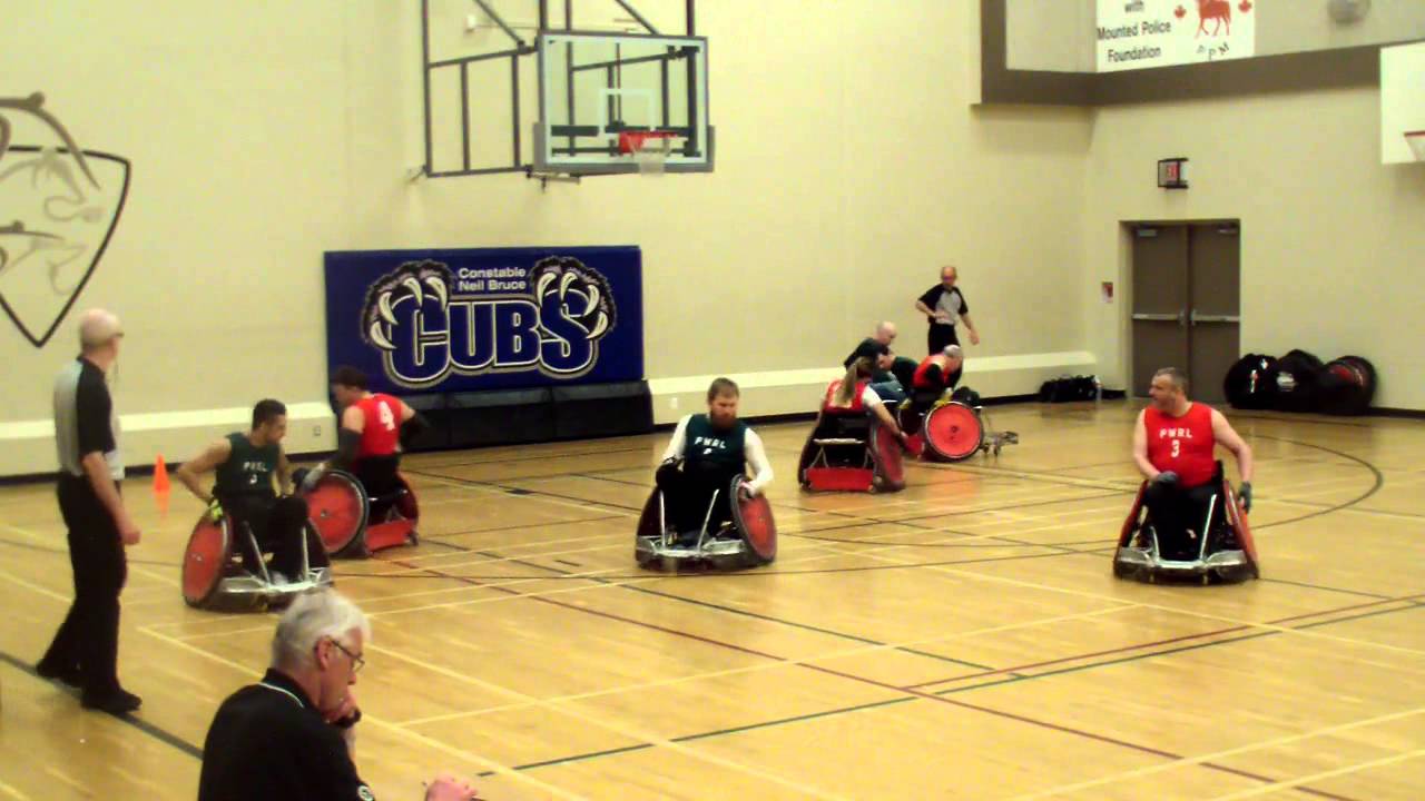 Kelowna KO's Wheelchair Rugby Assoc.Knockout in the Okanagan 2015 game