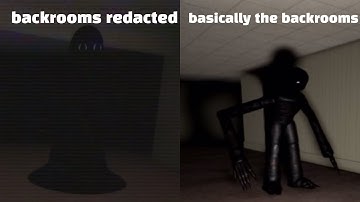 Backrooms [REDACTED] Survival level -7 vs Basically the Backrooms Level -7 comparison