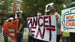 Dozens march to protest against evictions in New York | AFP