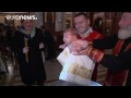 Georgien: Taufe mit Schwung