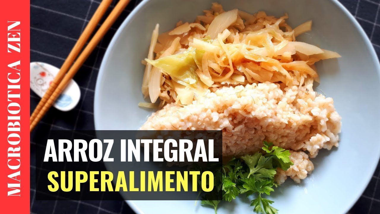 COCINAR ARROZ INTEGRAL VEGANO SIN GLUTEN - YouTube