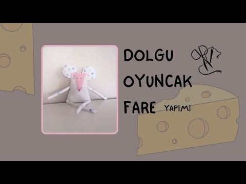 #diy #oyuncakyapımı Dolgu Oyuncak Fare Yapılışı