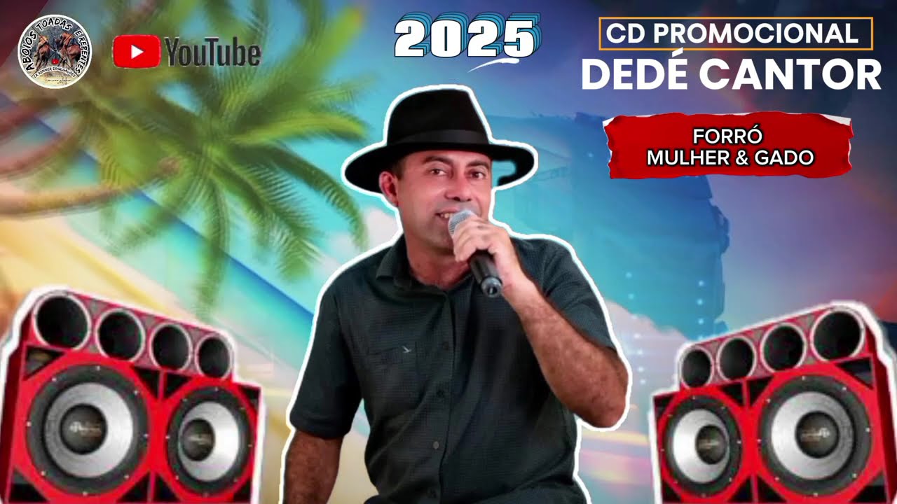 Dedé Cantor CD Promocional 2025 Forró Mulher & Gado