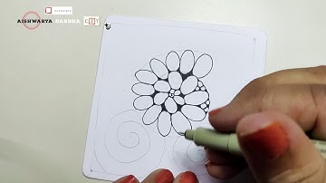 Tangle InSync#19 SNAYLZ-TRAYL + DENTED MOON + Easy Zentangle Patterns