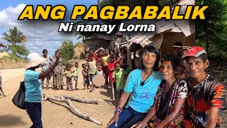 NANAY LORNA ANG KANYANG PAG BABALIK SA KANILANG LUGAR!GRABE ANG DAMING NAG ANTAY SA KANYA