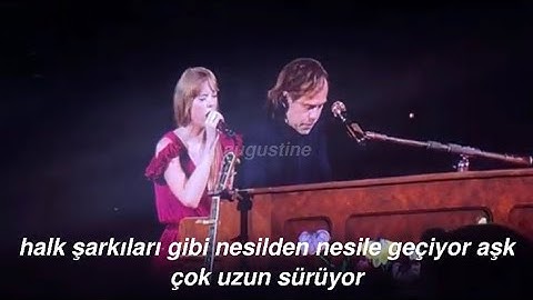 taylor swift seven the eras tour live+türkçe çeviri