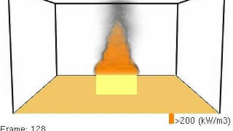 Exterior Fire FDS/SMOKEVIEW SIMULATION