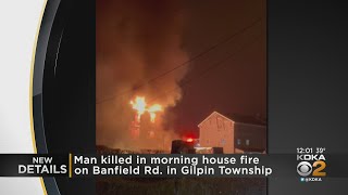 Man Killed In Armstrong County Fire