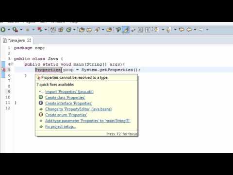 Java Getting system properties using system class
