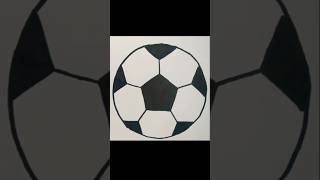 Gampang banget! Begini cara gambar bola #shorts