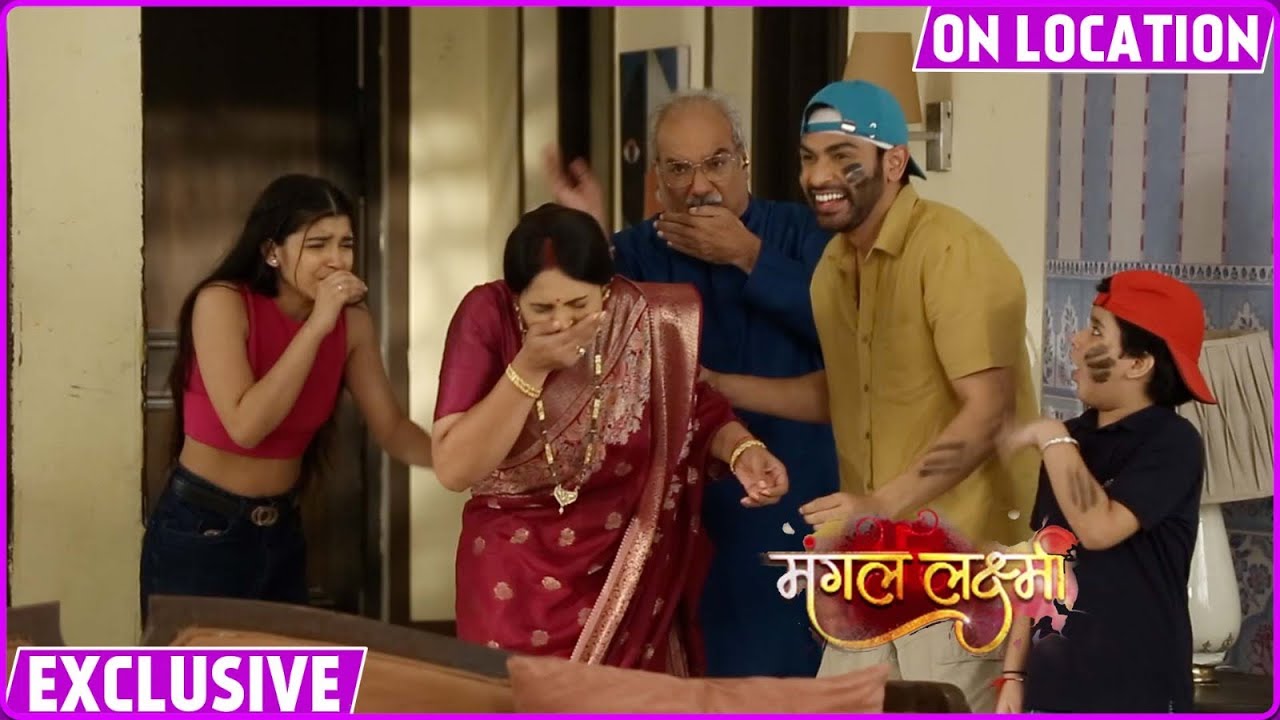 Mangal Lakshmi| Adit, Akshat Ne Kia Saumya K Sath PRANK, Saumya Ko Lagi CHOT | On Location