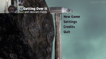 try not to rage and get scared challenge (getting over it with bennett foddy) and(ucn)