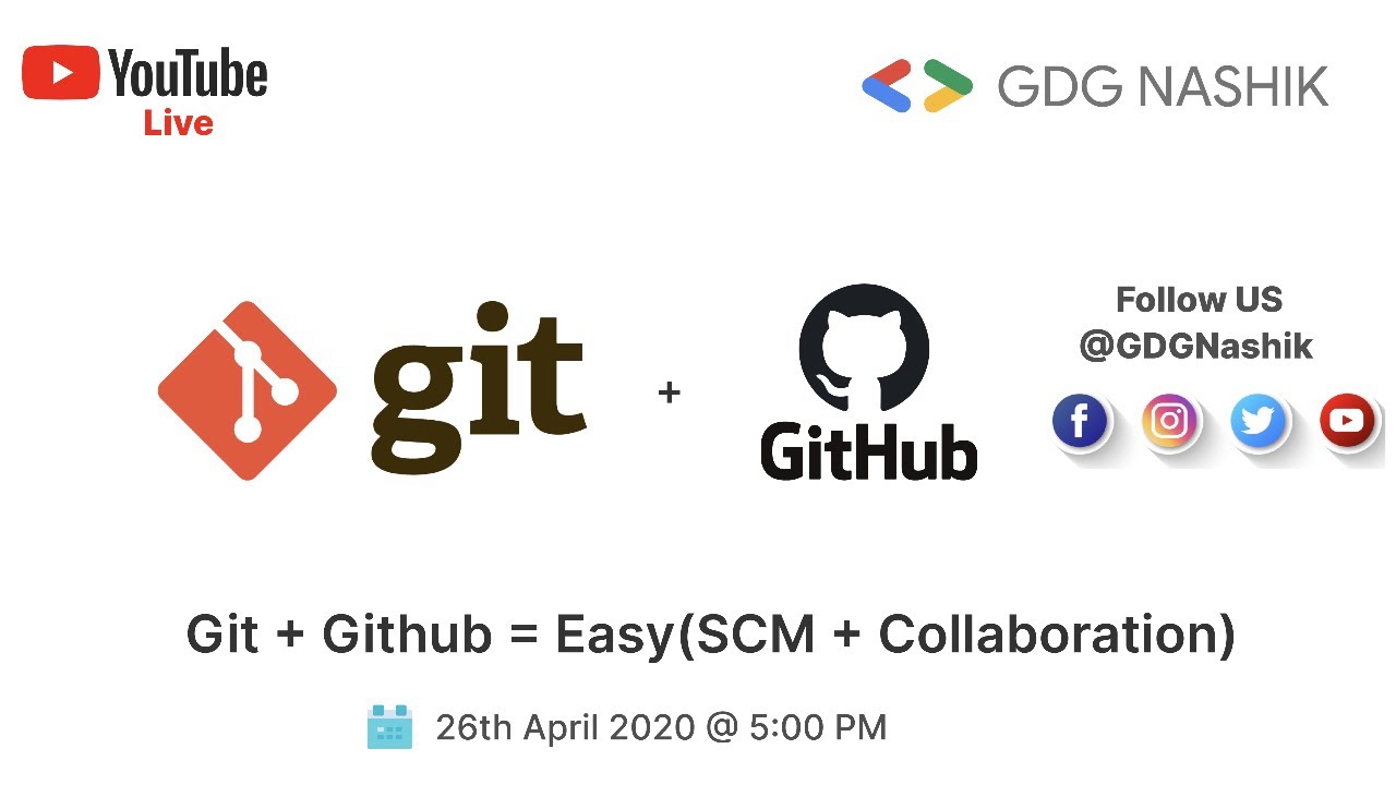 Git + Github = Easy (SCM + Collaboration) | Webinar - YouTube