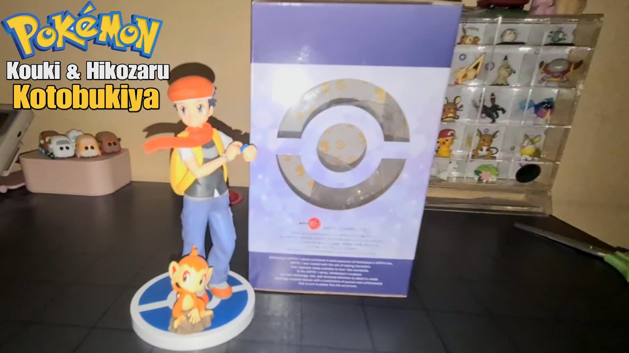 Full Unboxing Pokémon Kotobukiya Kouki & Hikozaru - Pokémon Diamond & Pearl