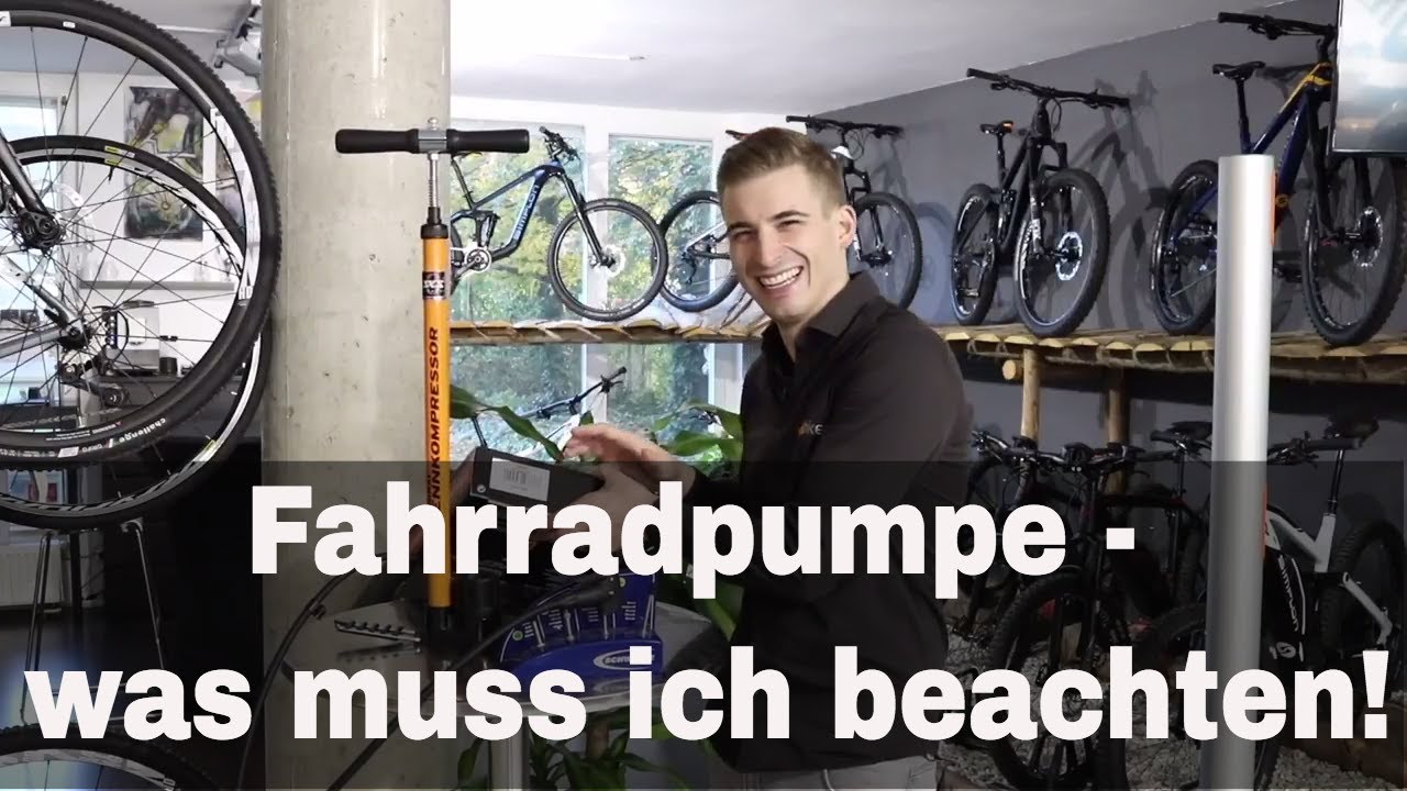 FISCHER Fahrrad-Mini-Luftpumpe, umschaltbar, schwarz 85579 bei   günstig kaufen