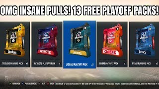 OMG INSANE 92 OVERALL PULLS! 13 FREE 89+ PLAYOFF ELITES! | MADDEN 18 ULTIMATE TEAM