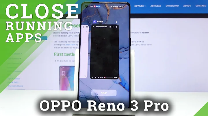 How to Turn Off Running Apps in OPPO Reno Pro 3 – Close Background Apps