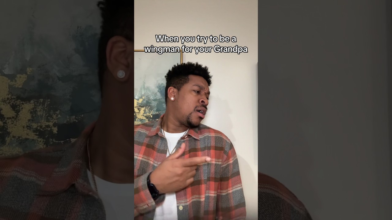 When you try to be a wingman for your grandpa!