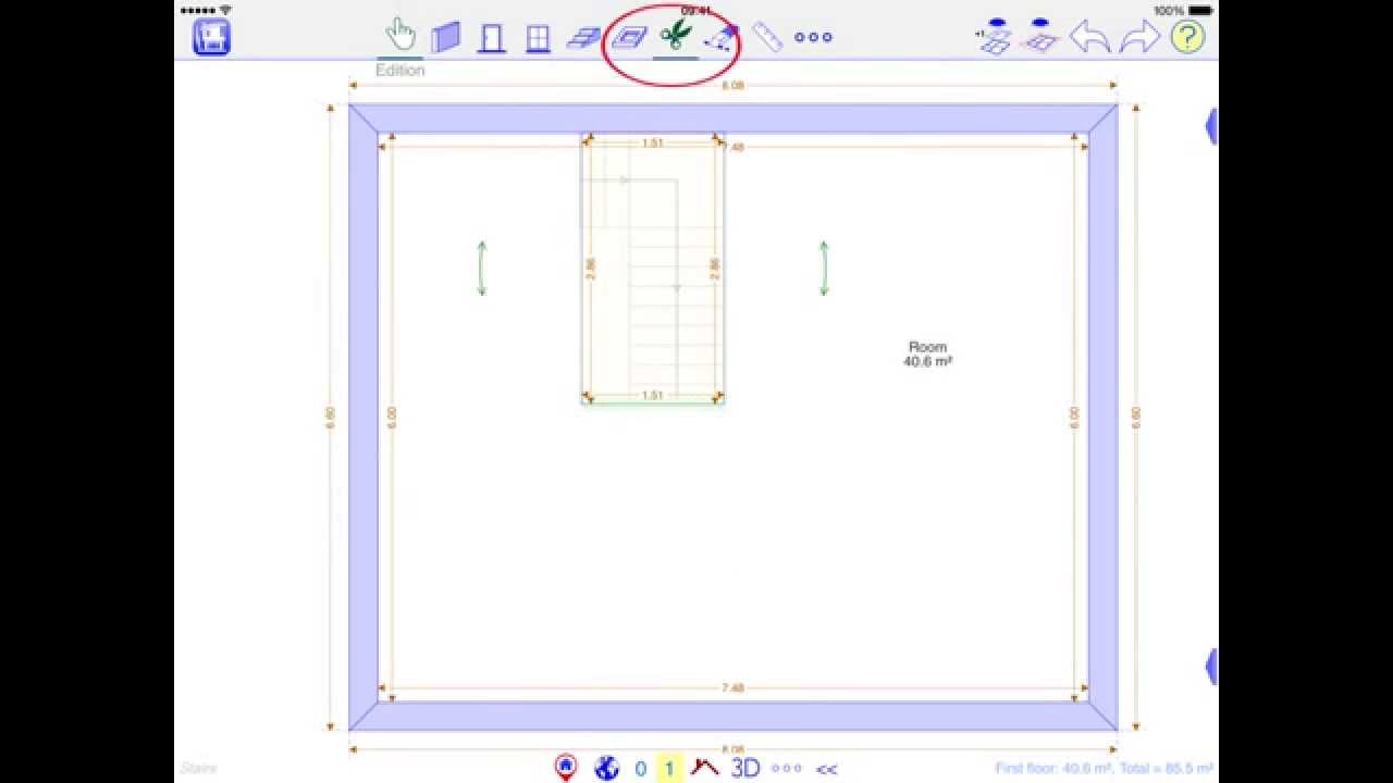 ArchiTouch 3D: Floor openings