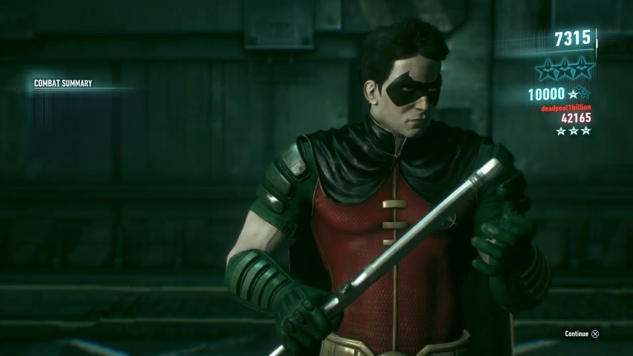 ROBIN (TEEN TITANS) - Fight Scene [4K UHD] | PT. 3 Gameplay | BATMAN ARKHAM KNIGHT | COMBAT 