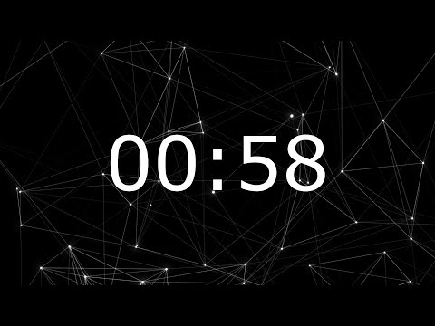 58 SECOND TIMER + ALARM