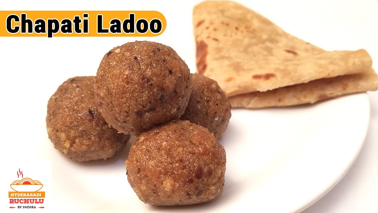 Chapati Ladoo | Leftover Chapati Ladoo Recipe | Delicious Roti Ladoo | Hyderabadi Ruchulu