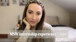 Master of Social Work Internship | experience + tips