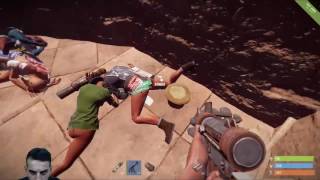 (RUST Oynuyoruz) #1 Base Patlatma Gergin Anlar