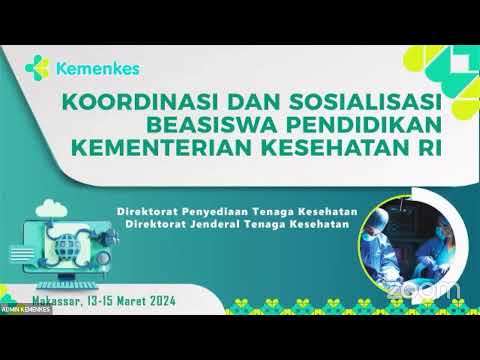 Koordinasi dan Sosialisasi Beasiswa Pendidikan Kementerian Kesehatan