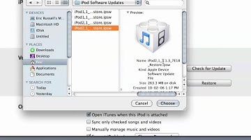 Downgrading iPod Touch Firmware