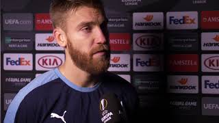 Rasmus Bengtsson efter 2-2 mot KRC Genk