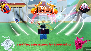 [Fruit Battlegrounds] I 1v1