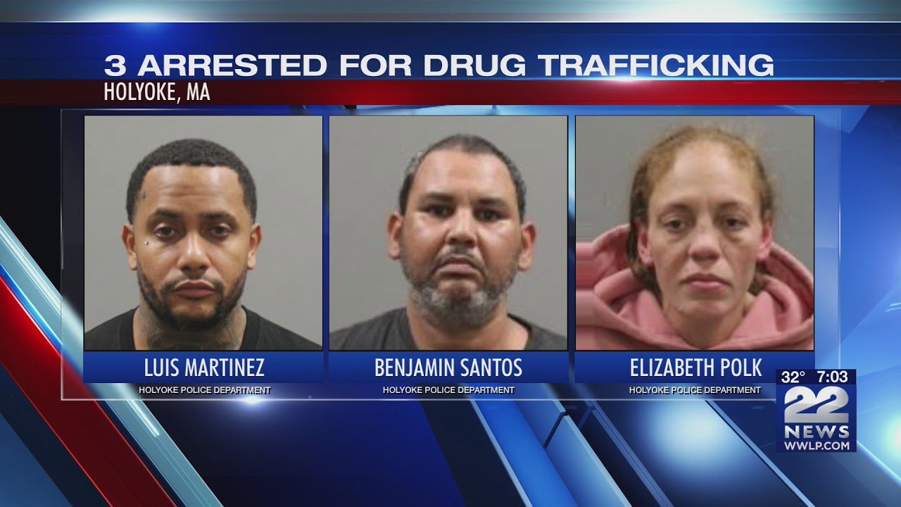 Three arrested in Holyoke - YouTube