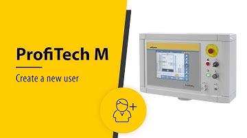 Control system ProfiTech M: Create a new user