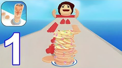 Pancake Run | Satisfying Mobile Games Play 9999 Tiktok App Video Game ALL LEVELS Mobile