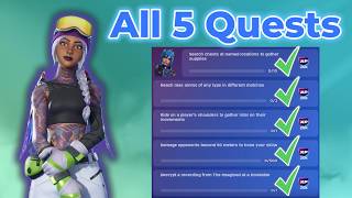 How to EASILY Complete ALL the Week 3 Weekly Quests #fortnite