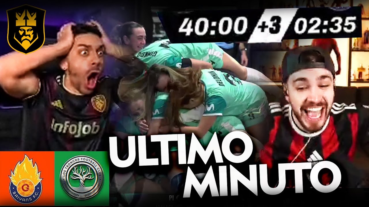 DJMARIO AND JUAN GUARNIZO react to the COMEBACK of TRONCOS FC vs SAYANS || Kings League Spain