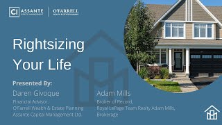 Right-sizing Your Life - Essential Series Webinar
